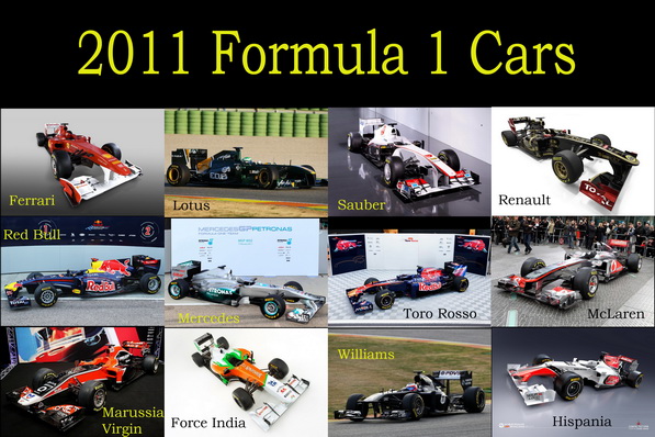 Презентации болидов Формулы-1 2011 года